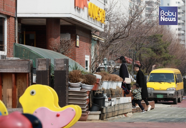 개학연기에 참여한 서울의 한 유치원. 최대성 기자 ⓒ베이비뉴스