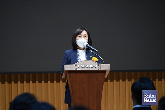 보육인의 날 행사에 참석한 이영실 서울시의회 보건복지위원장. ⓒ서울시의회