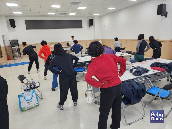 올 상반기 중년여성 중강도 신체활동 프로그램 진행사진. ⓒ강북구