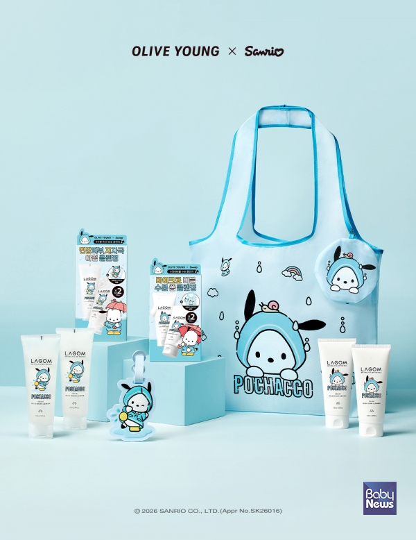 라곰, 올리브영X산리오 IP 캠페인으로 포차코 기획세트 출시. ⓒ라곰