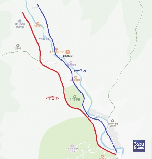 금연구역 지정 장소 사진.