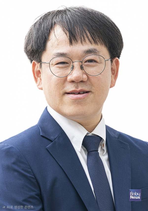 경상남도가정위탁지원센터 복지사업2팀 김상부 과장. 생성형 AI로 보정한 사진. ⓒ초록우산