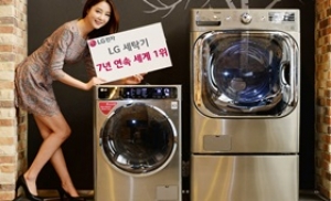 LG 세탁기, 7년 연속 매출액 세계 1위