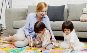 첨소리 유아매트로 유아기 학습 습관 기른다